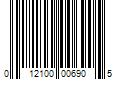 Barcode Image for UPC code 012100006905