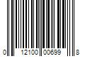 Barcode Image for UPC code 012100006998