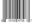 Barcode Image for UPC code 012100007087. Product Name: 