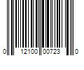 Barcode Image for UPC code 012100007230