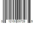 Barcode Image for UPC code 012100007285