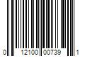 Barcode Image for UPC code 012100007391