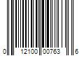 Barcode Image for UPC code 012100007636