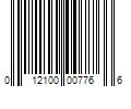 Barcode Image for UPC code 012100007766