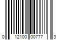 Barcode Image for UPC code 012100007773