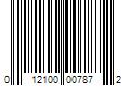 Barcode Image for UPC code 012100007872