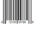 Barcode Image for UPC code 012100007896