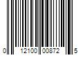 Barcode Image for UPC code 012100008725