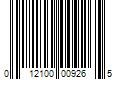 Barcode Image for UPC code 012100009265