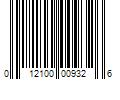 Barcode Image for UPC code 012100009326