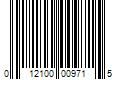 Barcode Image for UPC code 012100009715