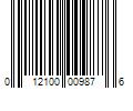 Barcode Image for UPC code 012100009876