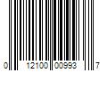 Barcode Image for UPC code 012100009937