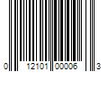 Barcode Image for UPC code 012101000063