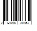 Barcode Image for UPC code 0121016801952