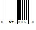 Barcode Image for UPC code 012112000069