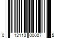 Barcode Image for UPC code 012113000075