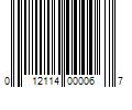 Barcode Image for UPC code 012114000067