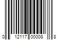 Barcode Image for UPC code 012117000088