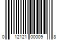 Barcode Image for UPC code 012121000098