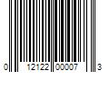 Barcode Image for UPC code 012122000073