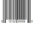 Barcode Image for UPC code 012122000080