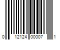 Barcode Image for UPC code 012124000071