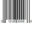 Barcode Image for UPC code 012126000086