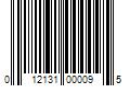 Barcode Image for UPC code 012131000095