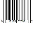 Barcode Image for UPC code 012135070032