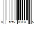 Barcode Image for UPC code 012158000085