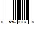 Barcode Image for UPC code 012167000083