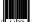 Barcode Image for UPC code 012170000001