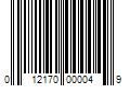 Barcode Image for UPC code 012170000049