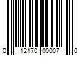 Barcode Image for UPC code 012170000070