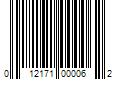 Barcode Image for UPC code 012171000062