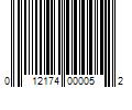 Barcode Image for UPC code 012174000052