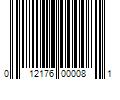 Barcode Image for UPC code 012176000081