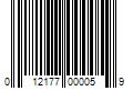 Barcode Image for UPC code 012177000059