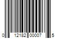 Barcode Image for UPC code 012182000075