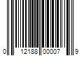 Barcode Image for UPC code 012188000079