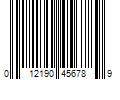 Barcode Image for UPC code 012190456789