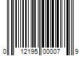 Barcode Image for UPC code 012195000079