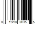 Barcode Image for UPC code 012200000155