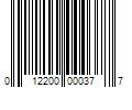 Barcode Image for UPC code 012200000377