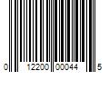 Barcode Image for UPC code 012200000445