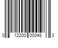 Barcode Image for UPC code 012200000483. Product Name: 