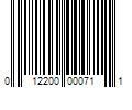 Barcode Image for UPC code 012200000711