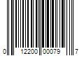 Barcode Image for UPC code 012200000797