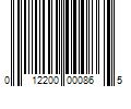 Barcode Image for UPC code 012200000865